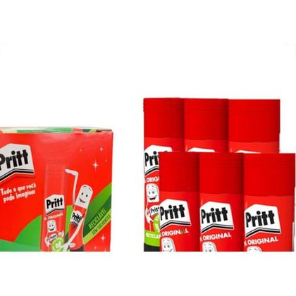 Imagem de Cola Bastao Pritt 20G Caixa Com 6 Pecas