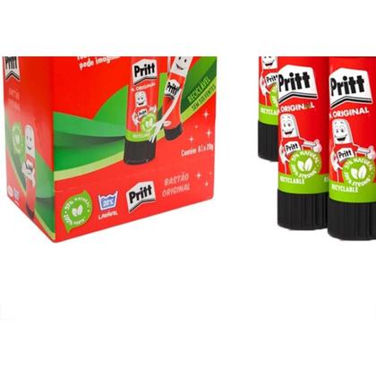 Imagem de Cola Bastao Pritt 20G Caixa Com 6 Pecas