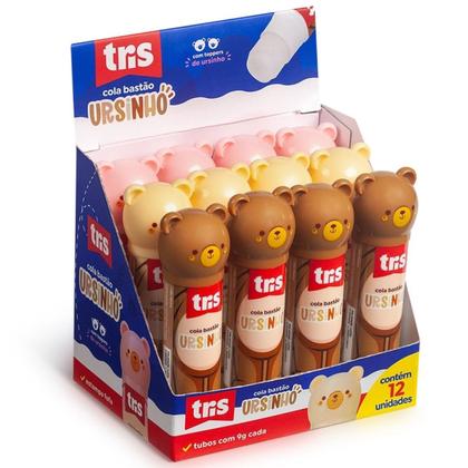 Imagem de Cola bastão ursinho - 9 gramas - unidade - tris