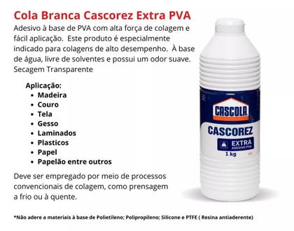 Imagem de Cola Branca De 1 kg Cascorez Extra Adesivo Pva Extraforte