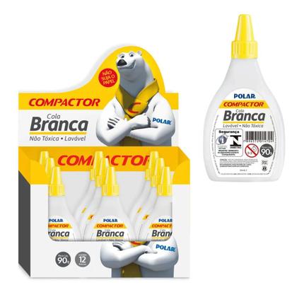 Imagem de Cola Branca Líquida Escolar Lavavel Volta as Aulas Compactor 90g