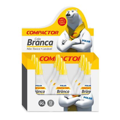 Imagem de Cola Branca Líquida Escolar Lavavel Volta as Aulas Compactor 90g