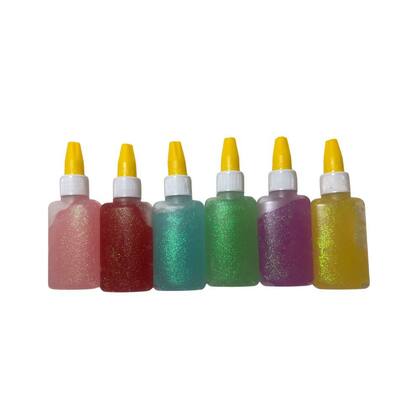 Imagem de Cola Colorida com Glitter Tom Pastel Brw 25gr C/6 Cores