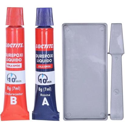 Imagem de Cola Durepoxi Líquido 10min 16g Epóxi Transparente Extra Forte