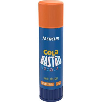 Cola em Bastao Escolar 20G PCT.C/06 - Mercur Imagem de Cola em Bastao Escolar 20G PCT.C/06