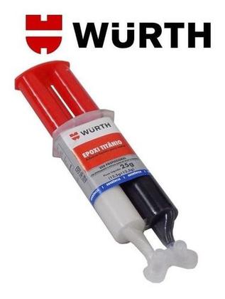 Imagem de Cola Epoxi Titanium Aço Alumínio Ferro Cobre Metal - Wurth