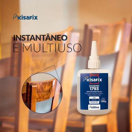 Imagem de COLA INSTANTÂNEA KISABOND 100g - KF1793100G - Kisafix