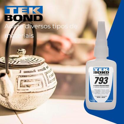 Imagem de Cola Instantânea Tekbond 793 40g- Média Viscosidade - 2 Und