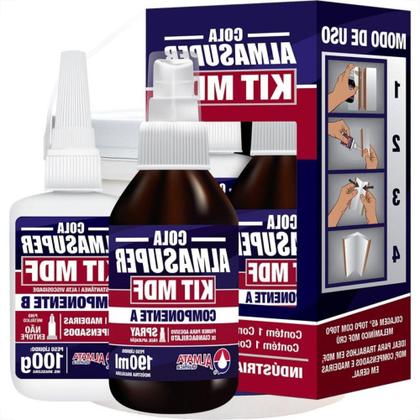 Imagem de Cola Madeira Almasuper Kit Mdf 0844 770
