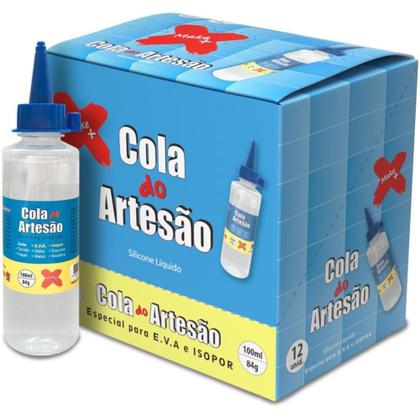Imagem de Cola para Artesanato Artesao Silicone Liquido 100ML CX.C/12