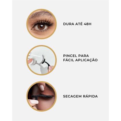 Imagem de Cola Para Cílios Postiços Fixação 48h I-Envy Incolor Kiss