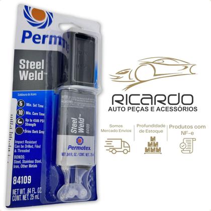 Imagem de Cola Para Metais Steel Weld Permatex Solda Fria Metais