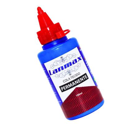Imagem de Cola para Tecido Permanente Artesanato Patchwork Lanmax 100ml