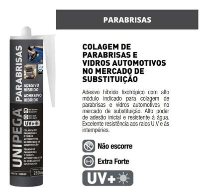 Imagem de Cola Parabrisa Pu Vidro Automotivo Carro Selante 400g