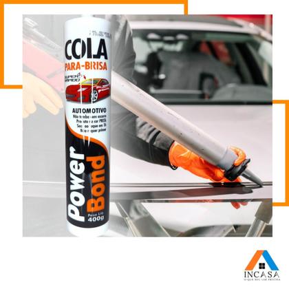 Imagem de Cola Selante Power Bond Parabrisas Vidros Automotivos 400g Pu55 Top