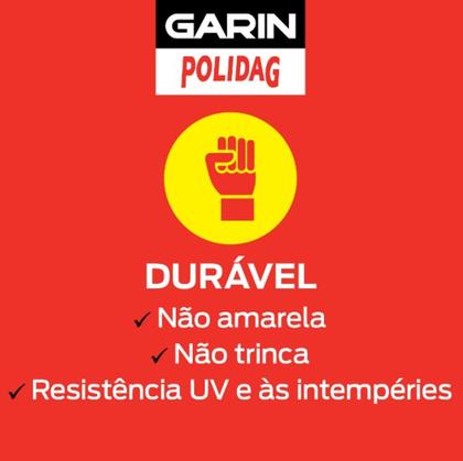Imagem de Cola Selante Pu 40 Silicone Profissional 80gr Branco Veda Debaixo D'agua Garin Pequenos Reparos