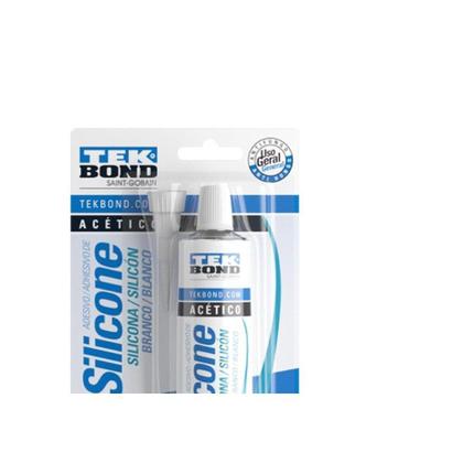 Imagem de Cola Silicone Tekbond 50G Acetico Branco Cozinha/Wc 2.203.20.050.00