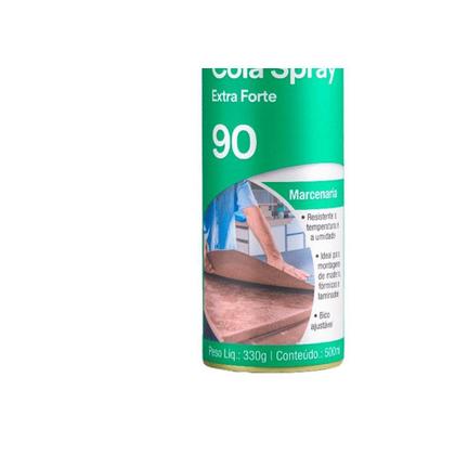 Imagem de Cola Spray 3M Extra Forte 90 Marcenaria - 330G