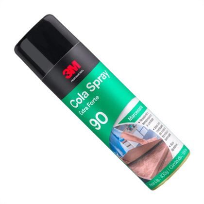 Imagem de Cola Spray 3M Extra Forte 90 Marcenaria - 330G