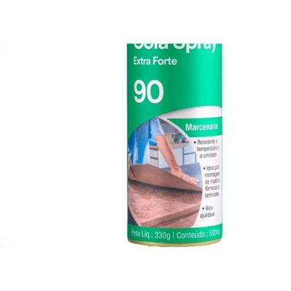 Imagem de Cola Spray 3M Extra Forte 90 Marcenaria - 330G