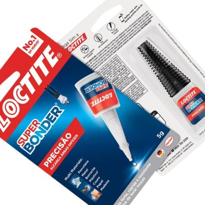 Imagem de Cola Super Bonder 5G Cartela Azul  - Kit C/24