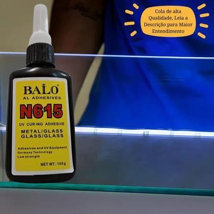 Imagem de Cola Super Contato Vidro Metal Uv Instantânea Secagem Rápida