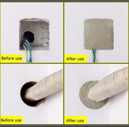 Imagem de Cola Vedação De Buraco Parede Massa Modelar Ar Condicionado
