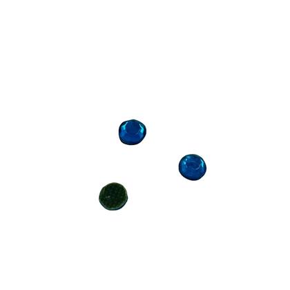 Imagem de Colagem Chaton Hot Fix Meia Pérola Vidro Azul 4mm 500pçs 20g