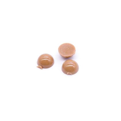 Imagem de Colagem Meia Pérola Resina Marrom 5mm 1500pçs 90g
