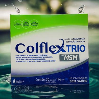 Imagem de Colágeno Colflex Trio Hidrolisado 30 Sachês Sem Sabor