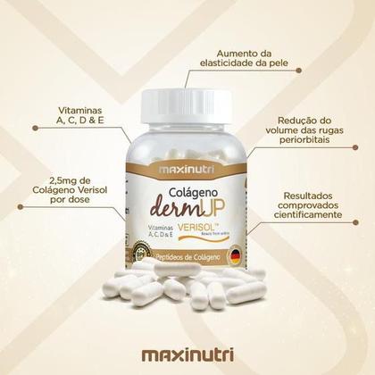 Imagem de Colágeno DermUp Verisol e Vitaminas 90 Capsulas Maxinutri