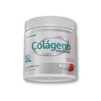 Imagem de Colágeno Hidrolisado Em Pó 250G Dynamo Labz - Morango