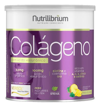 Imagem de Colágeno Hidrolisado Verisol Ácido Hialurônico Silício Orgânico Biotina 200g Nutrilibrium