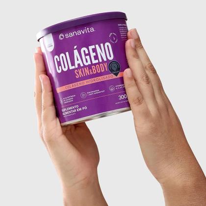 Imagem de Colágeno Skin e Body Sabor Original 300g Sanavita