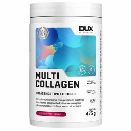 Imagem de Colágeno Tipo 1 e Tipo 2 Colágeno Hidrolisado Multi Collagen Dux Nutrition 475g