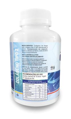 Imagem de Colágeno Tipo 2 120 Cápsulas 40mg Imuni C D Arginina Zinco 60 Comprimidos 1000mg