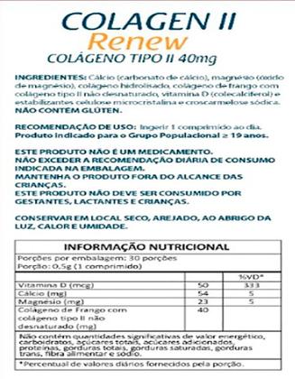 Imagem de Colageno Tipo 2 + Vitaminas e Minerais C/30caps