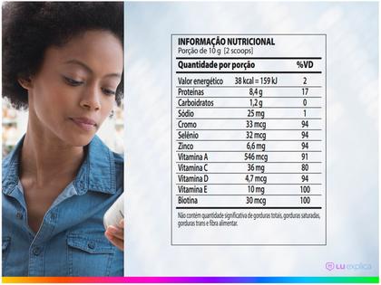 Imagem de Colágeno Tipo I e III Nutrify Collagen Renew em Pó 300g Morango Natural