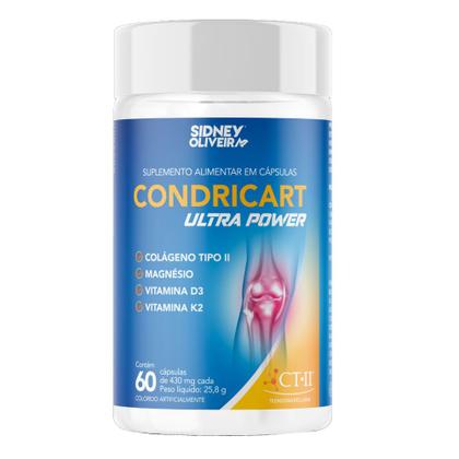 Imagem de Colágeno Tipo ii + mdk Condricart Ultra Power 60 Cápsulas Sidney Oliveira Jequiti