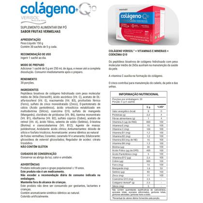 Imagem de Colágeno Verisol 30 Saches Frutas Vermelhas Maxinutri