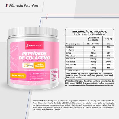 Imagem de Colágeno Verisol com Ácido Hialurônico 300g NewNutrition
