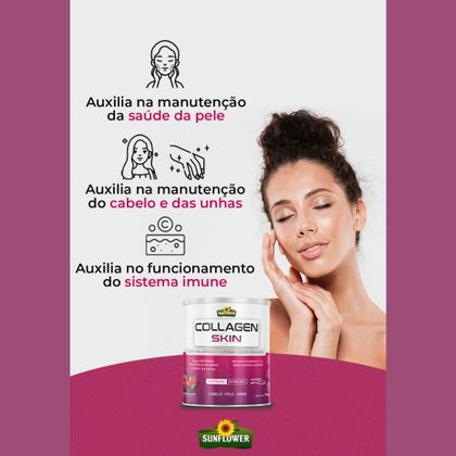 Imagem de Colágeno Verisol com Ácido Hialurônico Luteína Silício Orgânico 250g - Collagen Skin