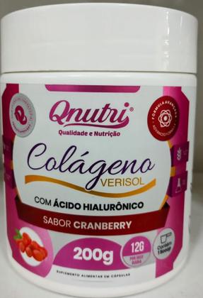 Imagem de Colágeno verisol com ácido hialurônico sabor cranberry 200g