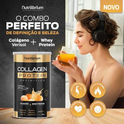 Imagem de Colágeno Verisol Com Whey Protein Definition 450g Nutrilibrium