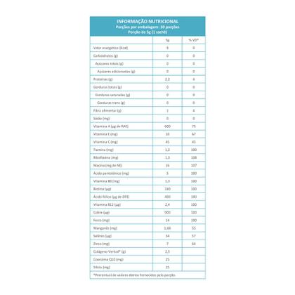 Imagem de Colágeno Verisol Sachês Sabor Uva Verde 30x5g com Q10 Maxinutri