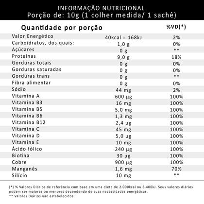 Imagem de Colagentek Peptídeos de Colágeno Sabor Cranberry 300g Vitafor