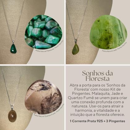 Imagem de Colar 60Cm Prata 925 3 Em 1 Sonhos Da Floresta - P. Vecchio