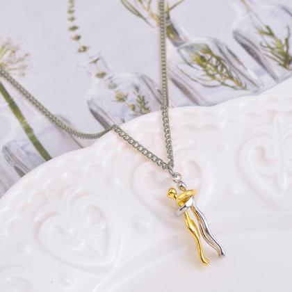 Imagem de Colar Abraço Casal Alma Gêmea Yin Yang Presente Namorada