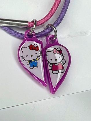 Colar amizade hello kitty fofura Imagem de Colar amizade hello kitty fofura