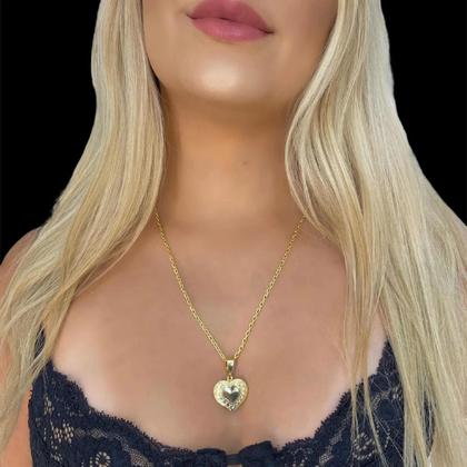 Imagem de Colar Banhado a Ouro 10k com Zircônias Legítimas - Tojoia18k